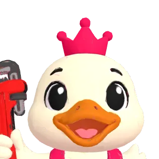 Bobo the duck, Plumber King mascot